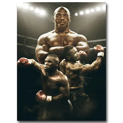 Mike Tyson Boxing Legend Silk Poster Heavyweight Boxer 13x18 24x32 Inch 002 • $9.49