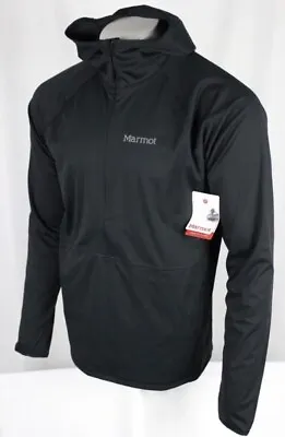 Marmot Men's Zenyatta Half-Zip Jacket Black Draftkings Logo Size Large NWT! • $34.99