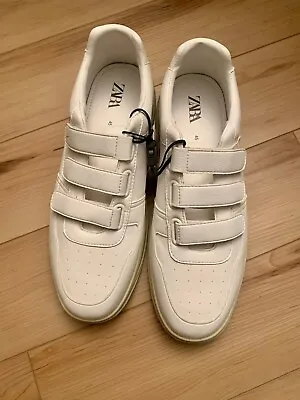 $40 • Buy Zara Z2 Mens Retro Soft White Sneakers Size 12