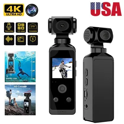 4K WIFI Pocket Action Camera Sports Camcorder 30m Underwater Cam Video Recorder • $60.71