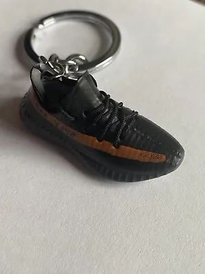 $6.99 • Buy Yeezy Boost 350 V2 Core Black Red- New 3D Mini Adidas Sneaker Keychain