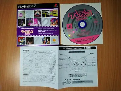 PS2 DEMO DISC TVDJ (Taikenban) TELEVISION DISC JOCKEY SONY PLAYSTATION 2 • $15