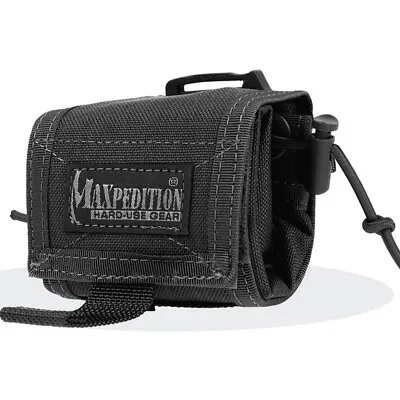 Maxpedition Mini Rollypoly Black Folding Pouch Bag - 0207B • $28.40