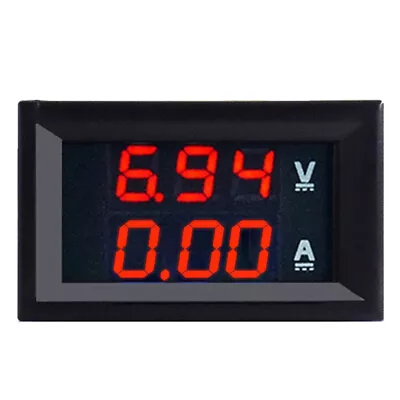 DC 0-100V 10A Digital Voltmeter Ammeter Amp Volt Gauge 0.28" Red Blue LE Rf • $6.59