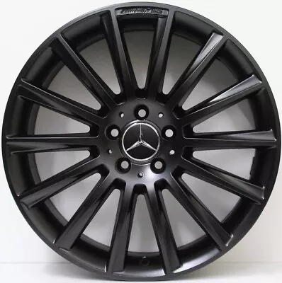 19 Inch GENUINE MERCEDES BENZ AMG C250 2017 MOd WIDE PACK ALLOY WHEELS IN BLACK • $2699