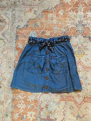 EUC MATILDA JANE 10 OCEANSIDE BELTED SKIRT Hello Lovely • $14