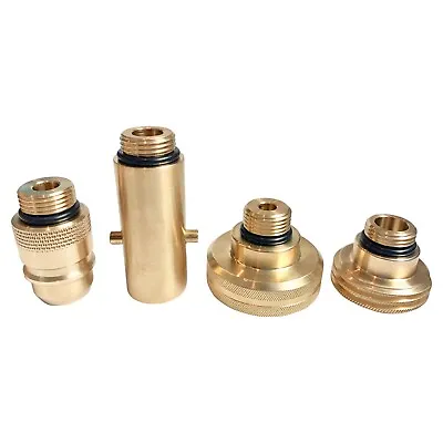 LPG Adapter Set 22mm W21.8 M22 ACME BAYONET DISH EURONOZZLE AUTOGAS • $50.79