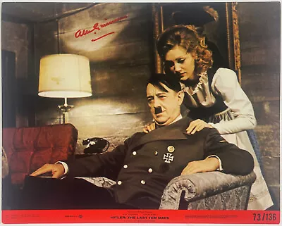 Alec Guinness Hitler The Last Ten Days Signed 8x10 Lobby Card Photo BAS #AC33478 • $449.99