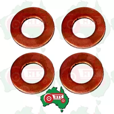 4x Fuel Injector Washers Fits For Massey Ferguson MF165 168 175 178 185 188 • $15.99