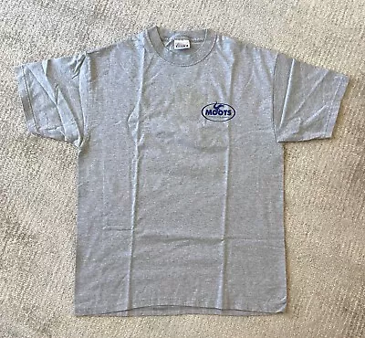 Moots Cycles Bicycles.... 2001 Anniversary T Shirt Grey Unworn Size Lg. • $24