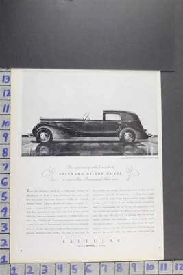 $21.95 • Buy 1934 Auto Cadillac Car Model Fleetwood V16 Cabriolet Engine Vintage Ad Eb081