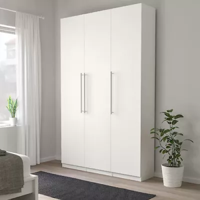 Wardrobe Stainless Steel Handles IKEA LANSA (like KALLRÖR) 845 Mm Set Of 6 New • £10.99