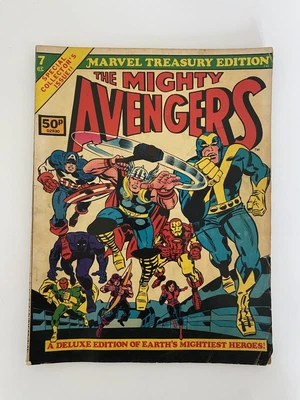 £10 • Buy The Mighty Avengers Treasury Edition Comic #7 - 1975