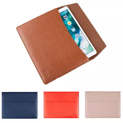 Universal Leather Bag Pouch Case For IPad 7 8 9 10th Air Mini 2 3 4 5 6 Pro 12.9 • £13.98