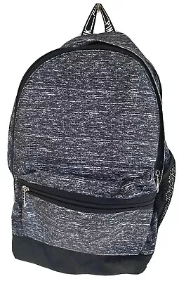 VICTORIA'S SECRET PINK Collegiate Campus Backpack Laptop Book Bag Marl GrayBlack • $22.99