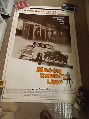 Macon County Line(1974)cheryl Waters Original 40 By60  Poster Rolled Nice! • $25