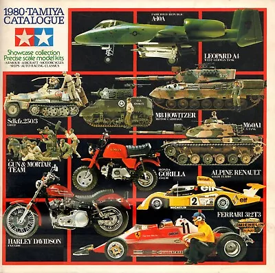 Electronic Publication (PDF) Tamiya Catalogue From 1980 • £2.50