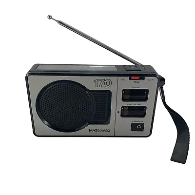 Vintage Magnavox AL-170 AM FM Handheld Battery Powered Transistor Radio • $39