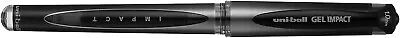 Uni-ball UM-153S Signo Gel Impact Black Rollerball Pens. Premium Broad 1.0mm • £15.83