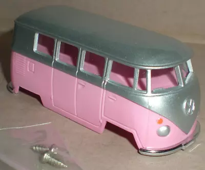 Dash VOLKSWAGEN TRANSPORTER VW Bus Silver Over Pink Body For T-Jet Chassis • $45.99
