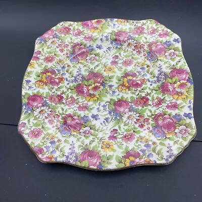 Summertime Royal Winton Grimwades Chintz Plates 8 Inch • $16.98