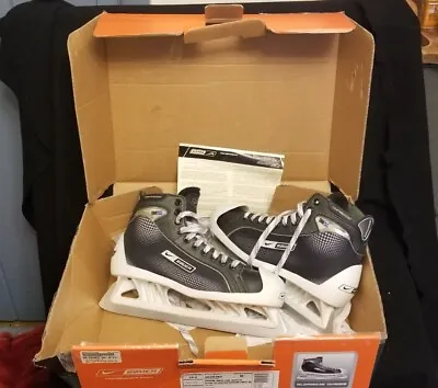 NIB Mens Senior Bauer Supreme Goalie Goaltender Ice Hockey Skates Sz. 10 D • $135