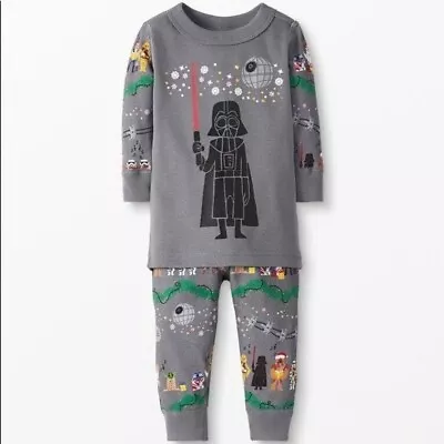 Hanna Andersson Christmas Pajamas Disney Star Wars 6 12 Month 70 Darth Vader NEW • $9.99