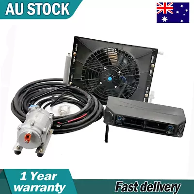 Universal Underdash 12V Air Conditioner Conditioning Compressor Evaporator Kit • $949.99