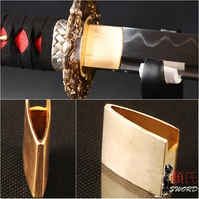 Plain Brass Habaki Collar For Japanese Samurai Sword Katana Wakizashi Blade DIY • $11.79