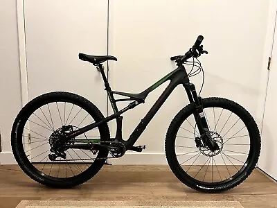 2018 Specialized Camber Carbon Comp 29 Large Full Suspension Mountain Bike • $1595