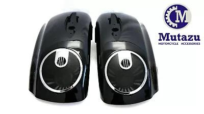 Mutazu 6.5  Saddlebag Speaker Lids W/Grills For 14-17 INDIAN Chieftan Roadmaster • $269