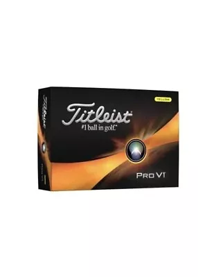 Titleist Pro V1 Golf Balls Yellow 11 Golf Balls NEW OPEN BOX • $38