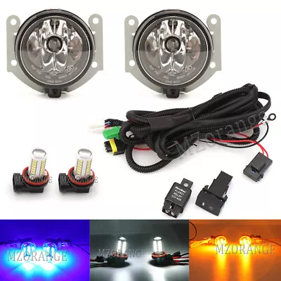 LED Fog Light Lamp Wiring Kits For Mitsubishi Lancer CJ CF Sportback Ralliart EX • $53.27