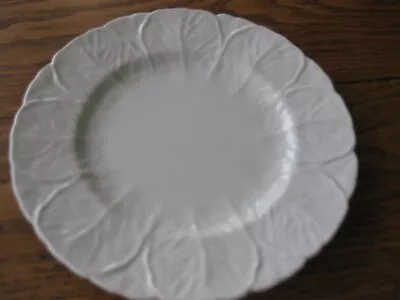 Coalport Countryware Salad / Dessert Plates 8” White Cabbage Leaf Design • £25