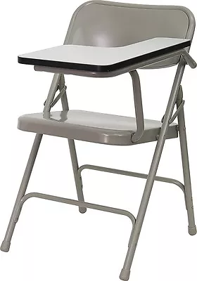 Premium Steel Folding Chair With Left Handed Tablet Arm - Classroom Desk Chair • $87.95
