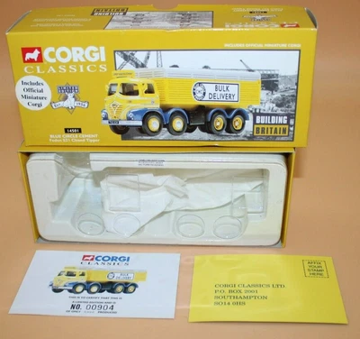 £4.99 • Buy Corgi 14501 Blue Circle Cement, Foden S21 Tipper  BOX ONLY