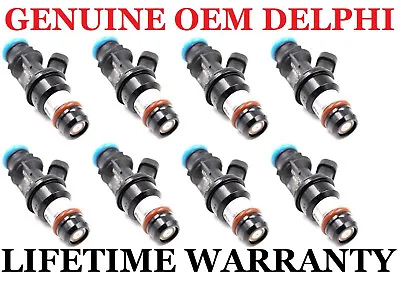 Remanufactured Genuine Delphi 8X Fuel Injectors For GM CHEVY 4.8L 6.0L 5.3L • $159