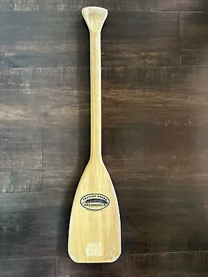 Feather Brand 30” Solid Wood Canoe Paddle Oar Caviness Woodworking USA • $29.97