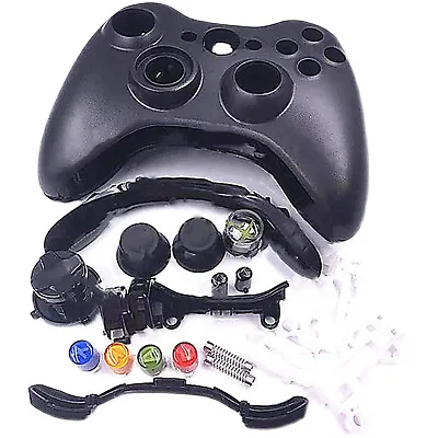 For Xbox 360 Wired/Wireless Controller Full Shell Cover Buttons Mod Replace SUK • £5.71
