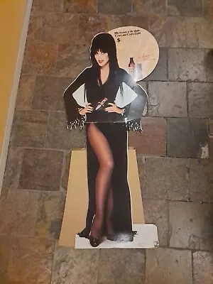 68  Elvira Standee: Coors Light Beer: Cardboard Cutout Large Halloween 1986 RARE • $199.99