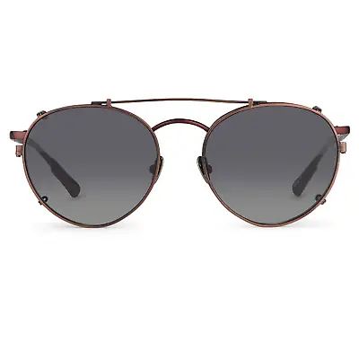 Kris Van Assche Sunglasses Round Matte Burgundy And Grey KVA71C5SUN • £75.99