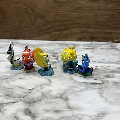 Finding Nemo PVC Figurine Set Disney Store Figures Lot Of 5 Toys Cake Toppers • $14.99