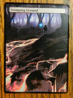 Magic The Gathering Shock Land MTG Altered Art Zelda Stomping Ground. • $39.91