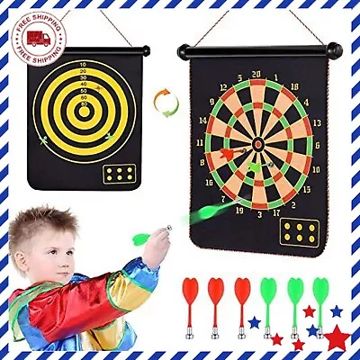£15.99 • Buy Toys For 3-15 Year Old Boys, Kids Dart Board Set Boys Toys Age 3 4 5 6 7