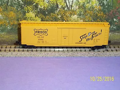  MICRO-TRAINS N SCALE #32060 50' STD. BOX CAR W/PLUG DOOR FRISCO SL-SF#6244 • $21.99