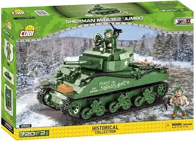 Cobi 2550 - World War II - Sherman M4A3E2 720 Pcs • $89.05