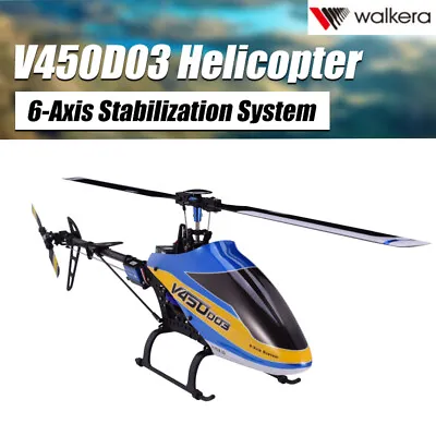 $294.23 • Buy Walkera V450D03 6CH 6-Axis Stabilization System RC Single Blade BNF Helicopter