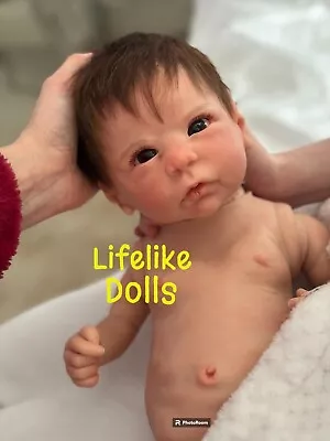 Baby Girl Full Body Linda Murray Chloe  Reborn  Newborn Like Silicone Life Doll • £499