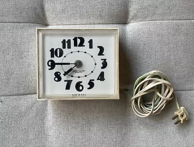 Vintage 70s Westclox Table Top Wall Clock 26199 - Made In USA - TESTED & WORKS! • $20