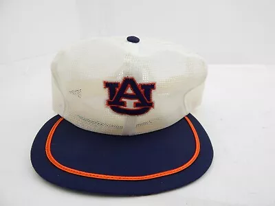 Vintage Auburn Tigers Logo Mesh Adjustable Golf Hat Town Talk USA Made • $29.99